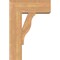 Ekena Millwork Funston Block Smooth Bracket w/ Offset Brace, Western Red Cedar, 7 1/2"W x 18"D x 26"H BKT0806X18X26FST05SWR - alternate 2